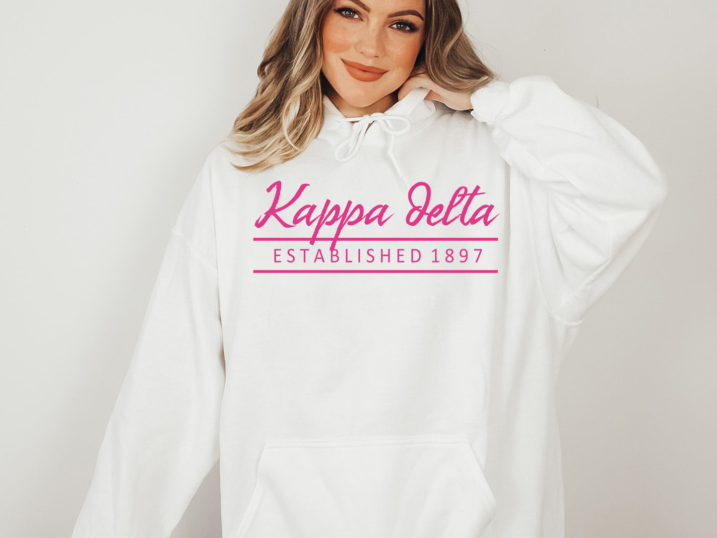 Kappa Delta All Pink Sorority Hoodie _ 768g
