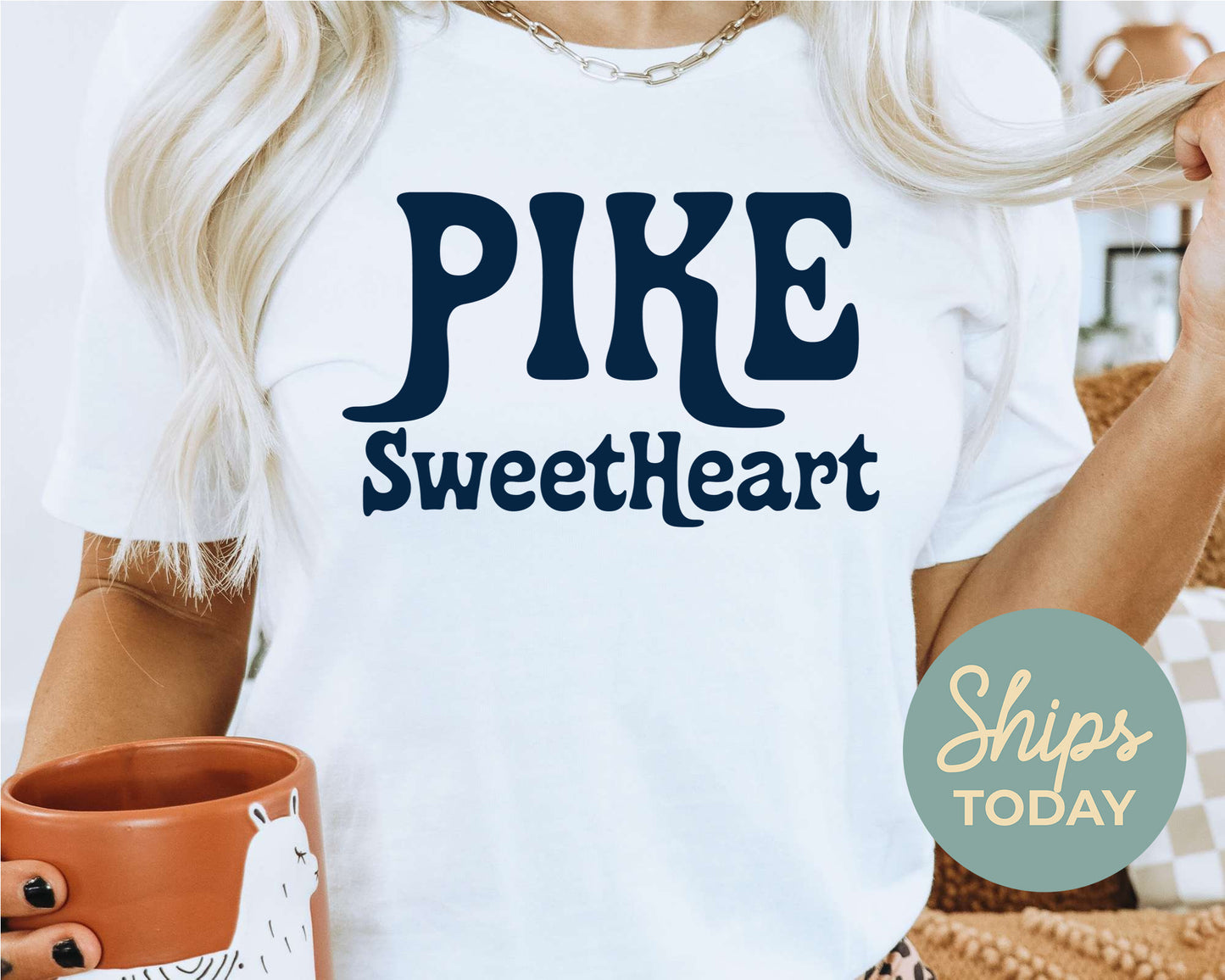 Pi Kappa Alpha Trendy Sweetheart Fraternity T-shirt _ 2007g