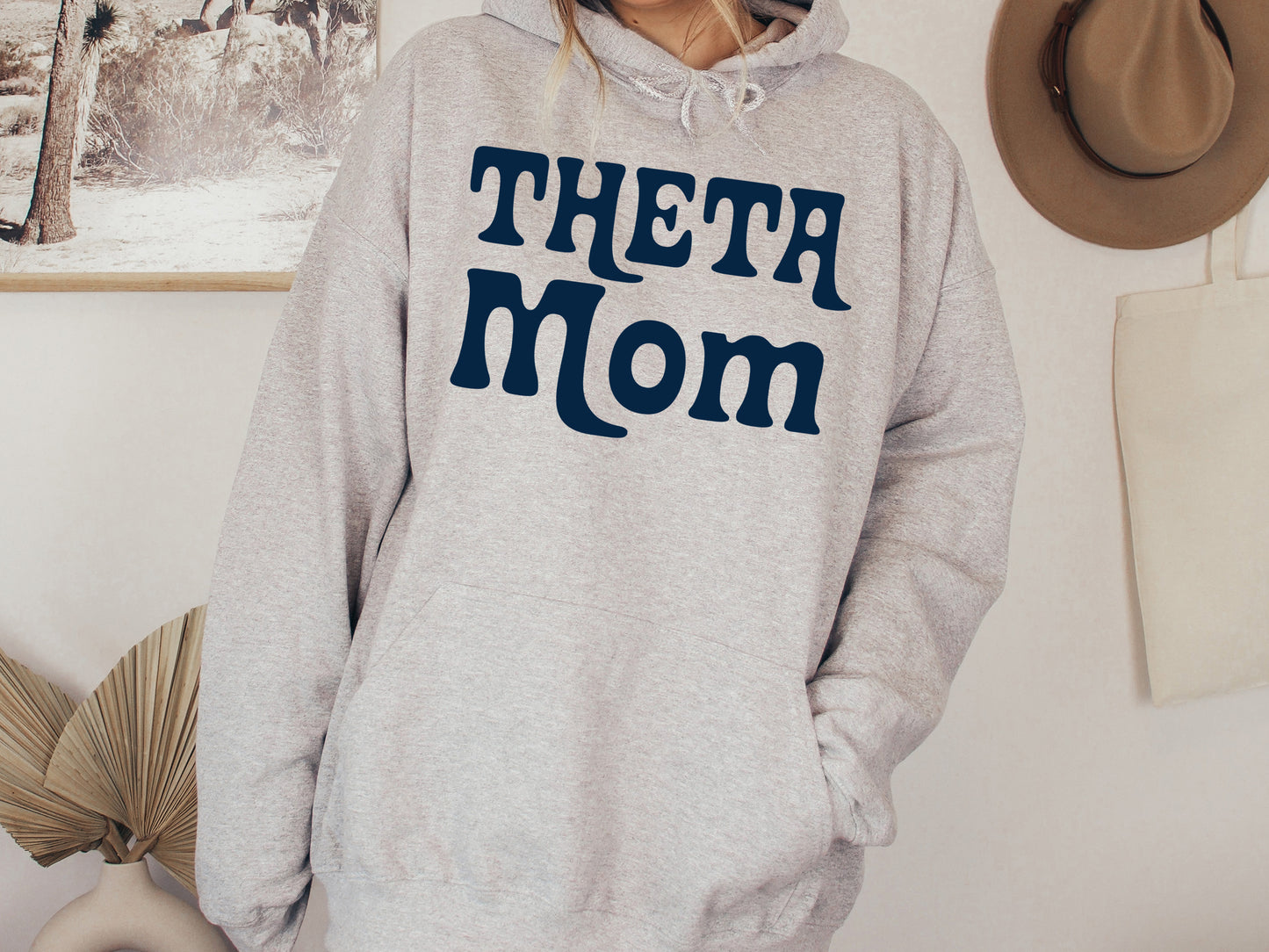 Kappa Alpha Theta Got it from my Mom Sorority Hoodie _ 3086g