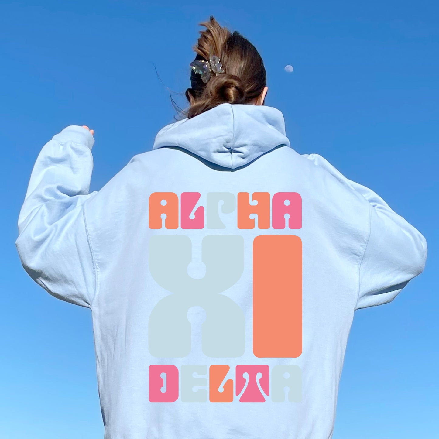 Alpha Xi Delta Vibrant Verve Sorority Hoodie _ 32609g