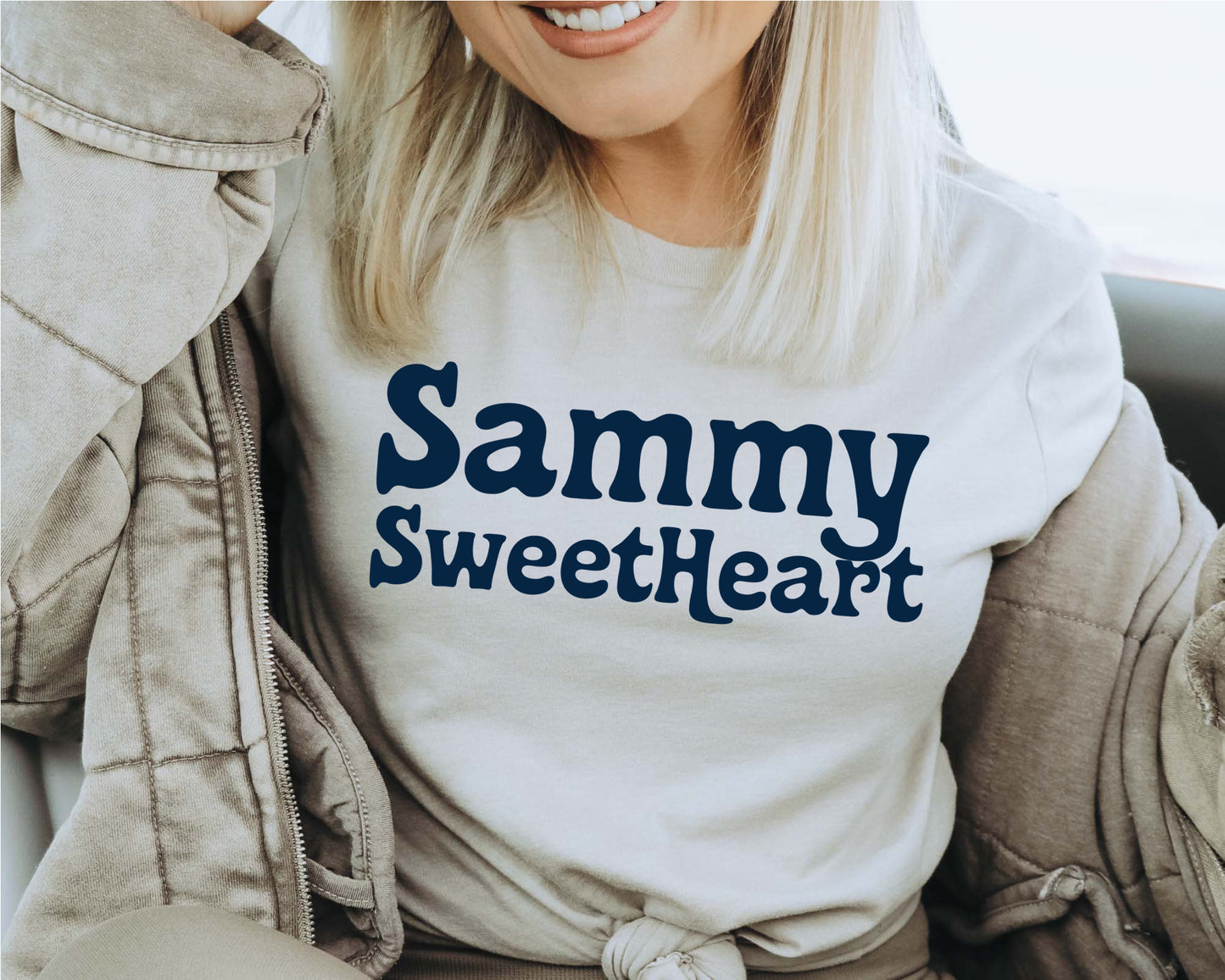 Sigma Alpha Mu Trendy Sweetheart Fraternity T-shirt _ 2010g