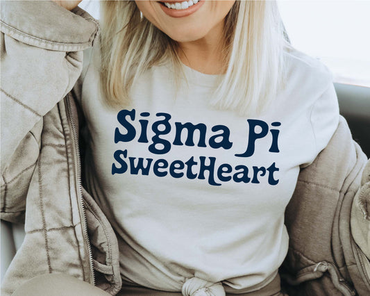 Sigma Pi Trendy Sweetheart Fraternity T-shirt _ 2014g