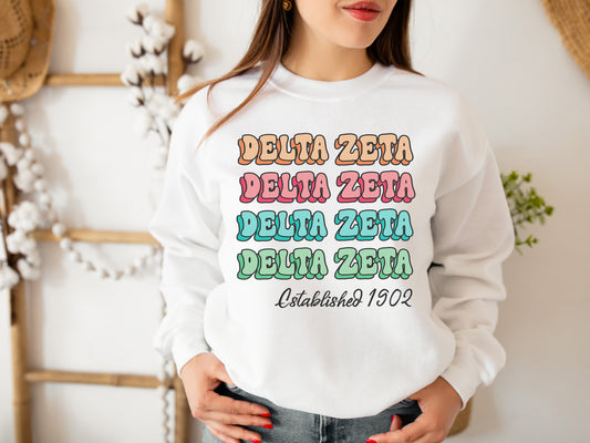 Delta Zeta Lucy Sorority Sweatshirt _ 271g