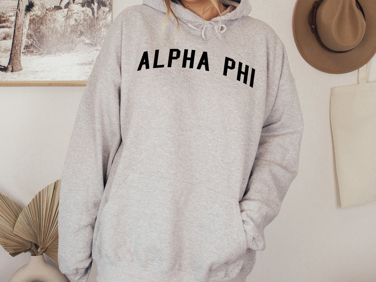 Alpha Phi Just Bold Sorority Hoodie _ 2374g