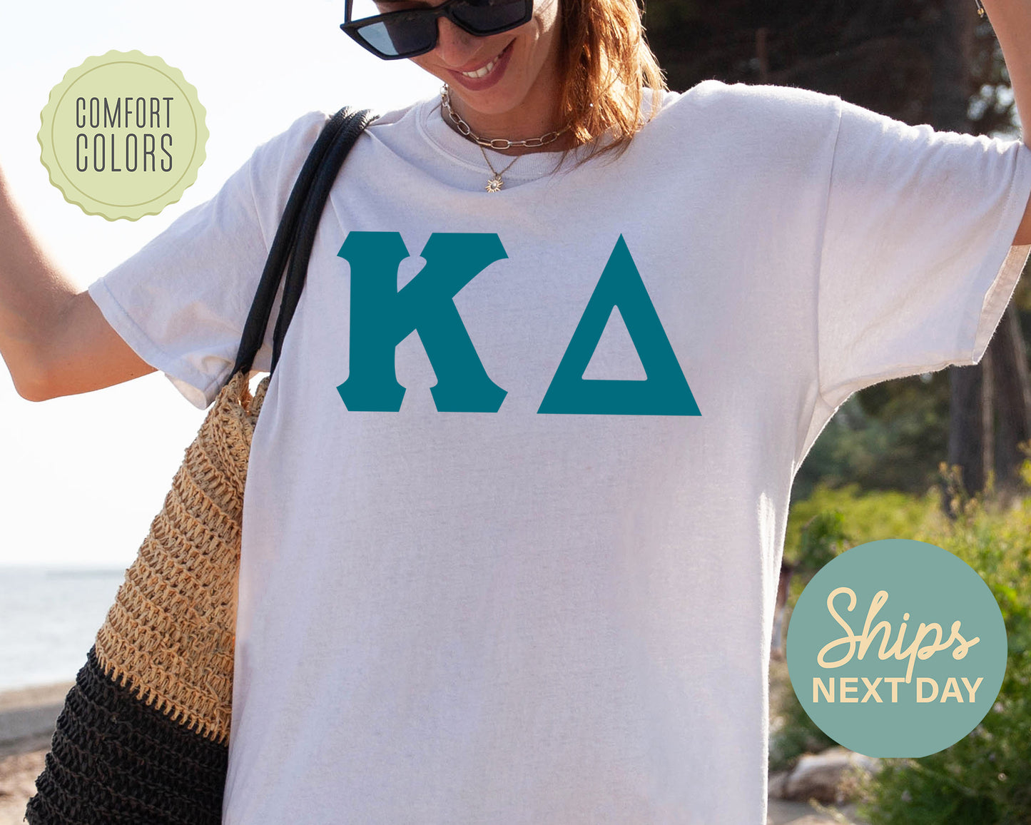 Kappa Delta Back to the Basics Comfort Colors Sorority T-shirt _ 638g