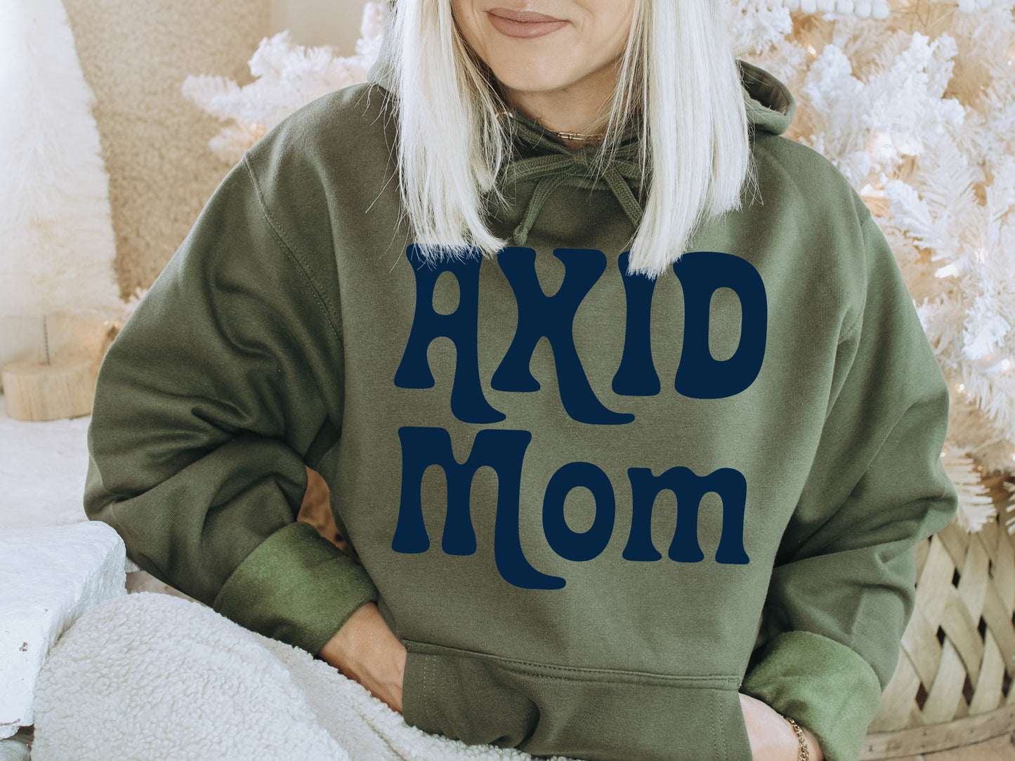 Alpha Xi Delta Got it from my Mom Sorority Hoodie _ 3079g