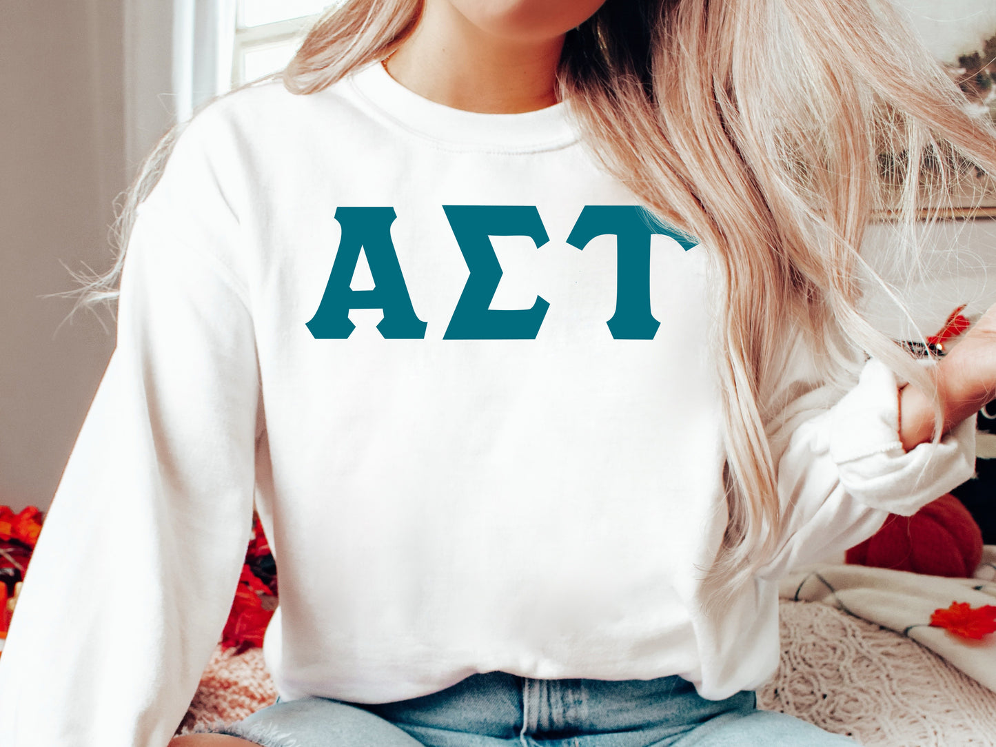Alpha Sigma Tau Back to the Basics Sorority Sweatshirt _ 629g