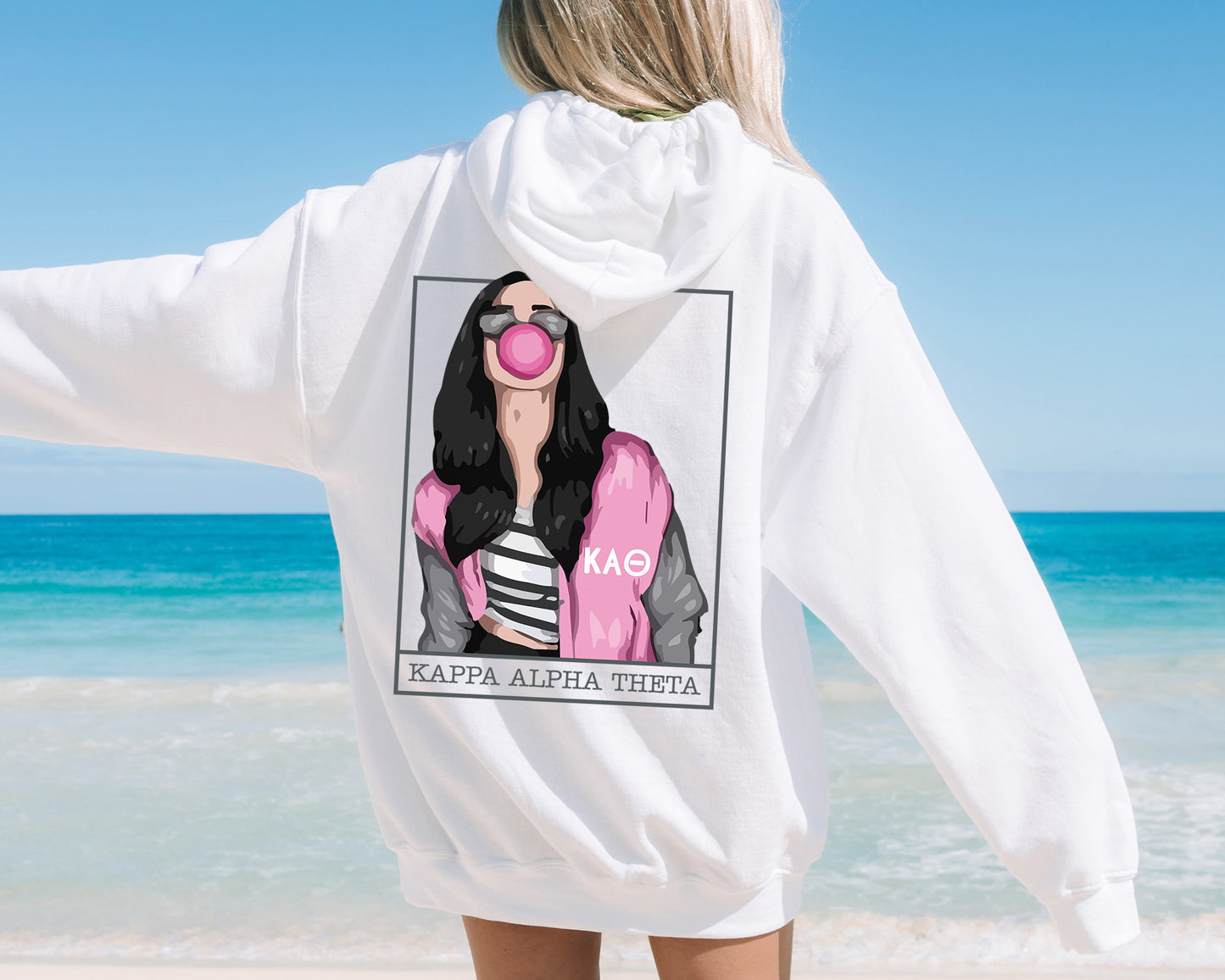 Kappa Alpha Theta Loud And Proud Sorority Hoodie _ 32961g