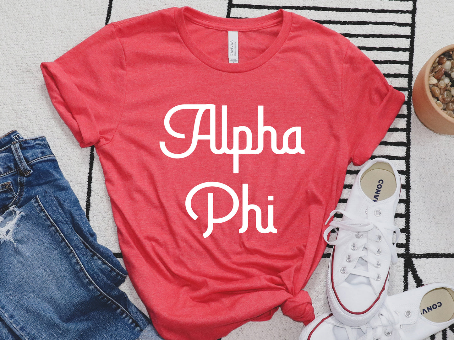 Alpha Phi All About That Pop Sorority T-shirt _ 2686g