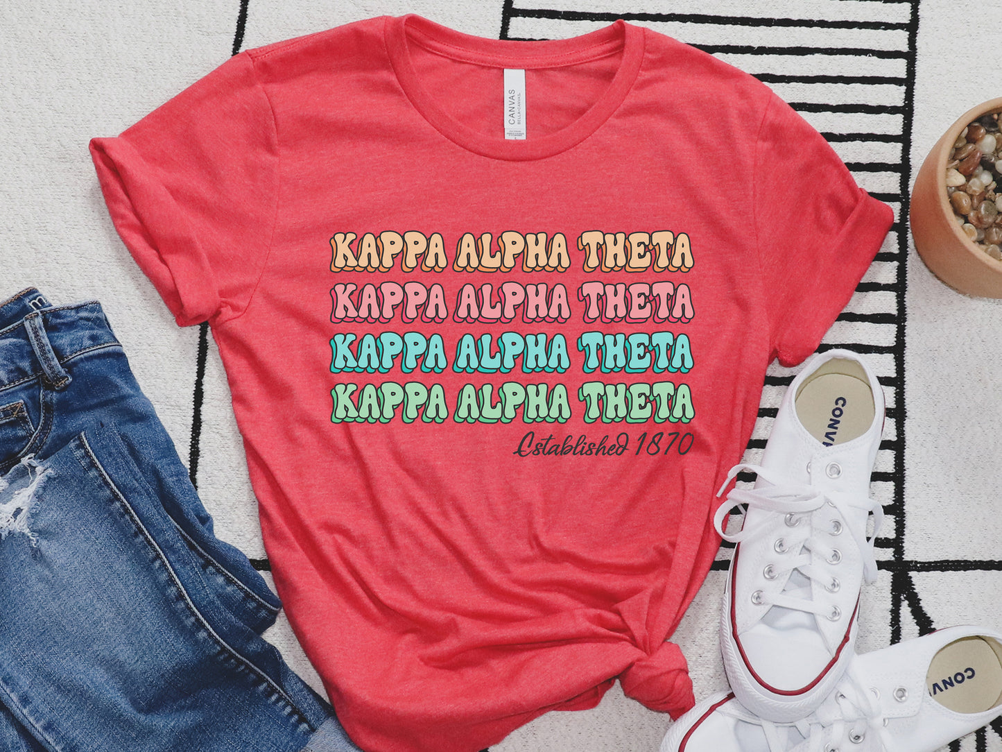 Kappa Alpha Theta Lucy Sorority T-shirt _ 273g