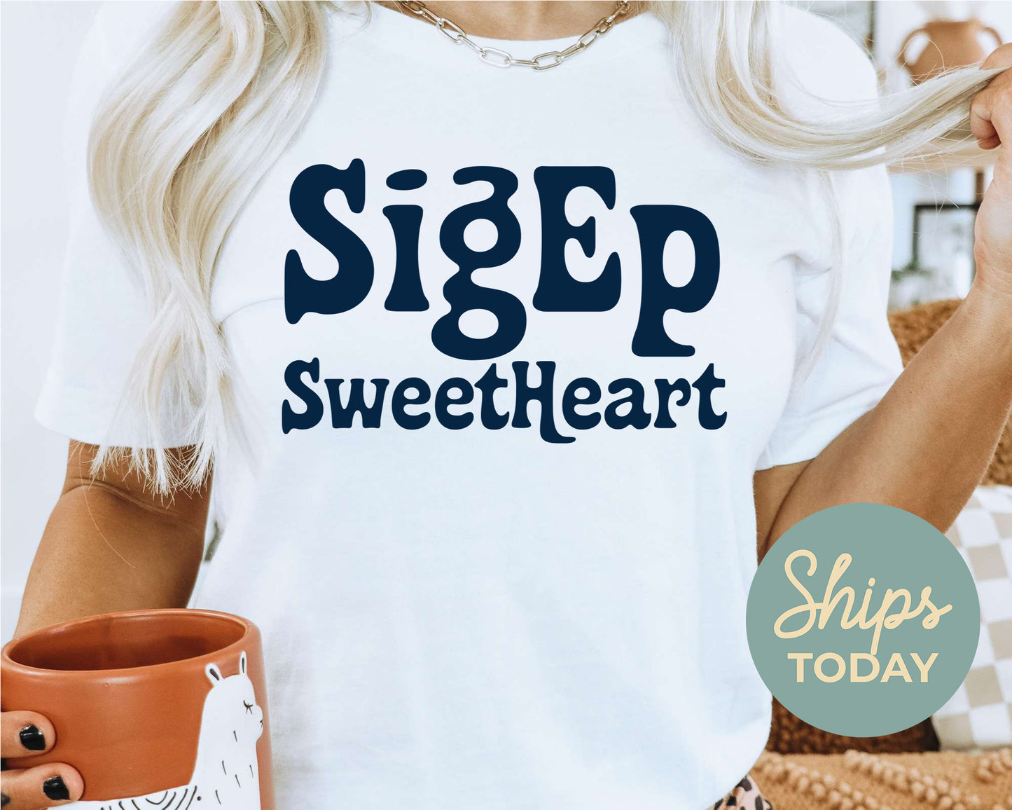 Sigma Phi Epsilon Trendy Sweetheart Fraternity T-shirt _ 2013g
