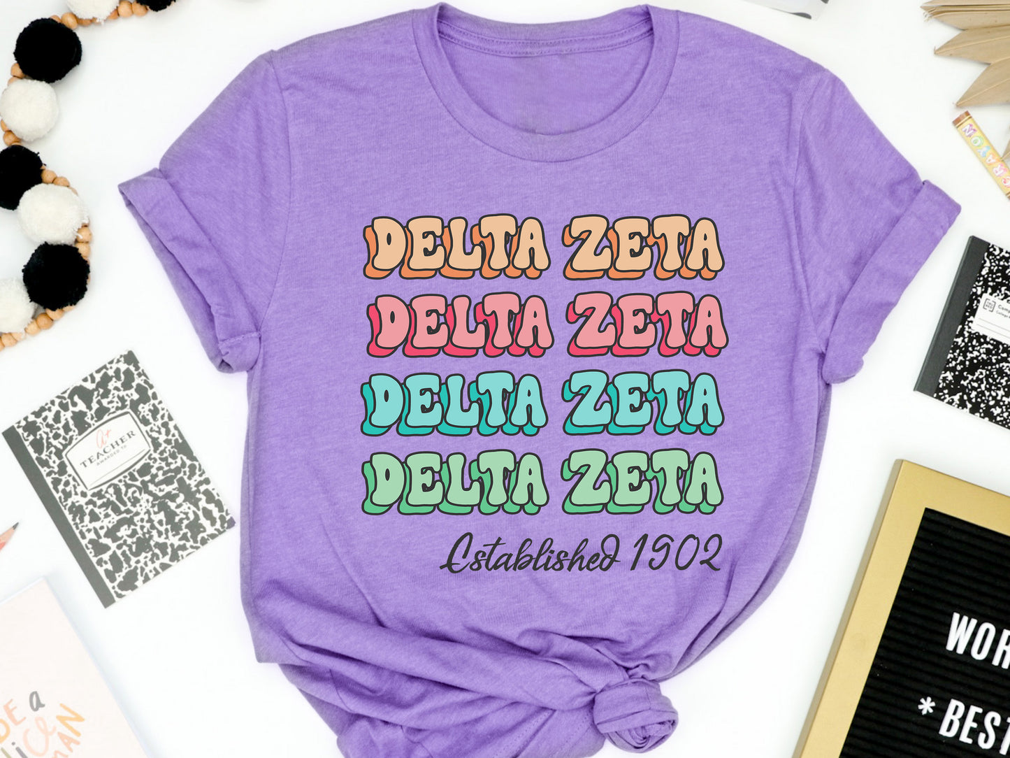 Delta Zeta Lucy Sorority T-shirt _ 271g