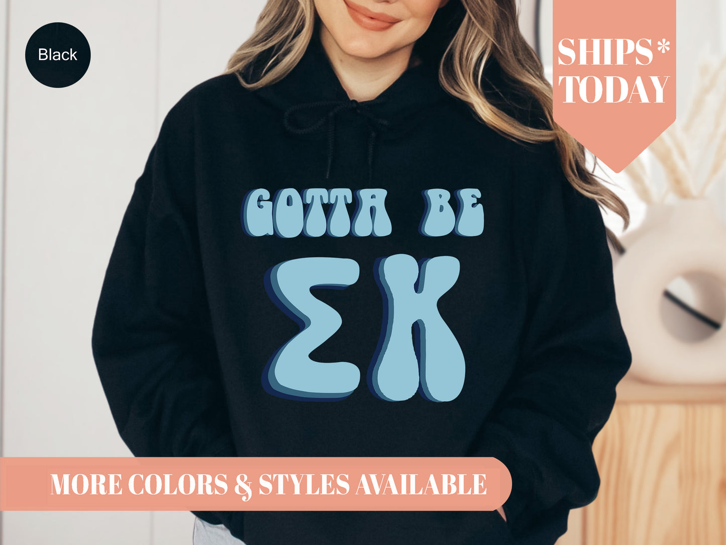 Sigma Kappa They've Gotta Be Sorority Hoodie _ 358g