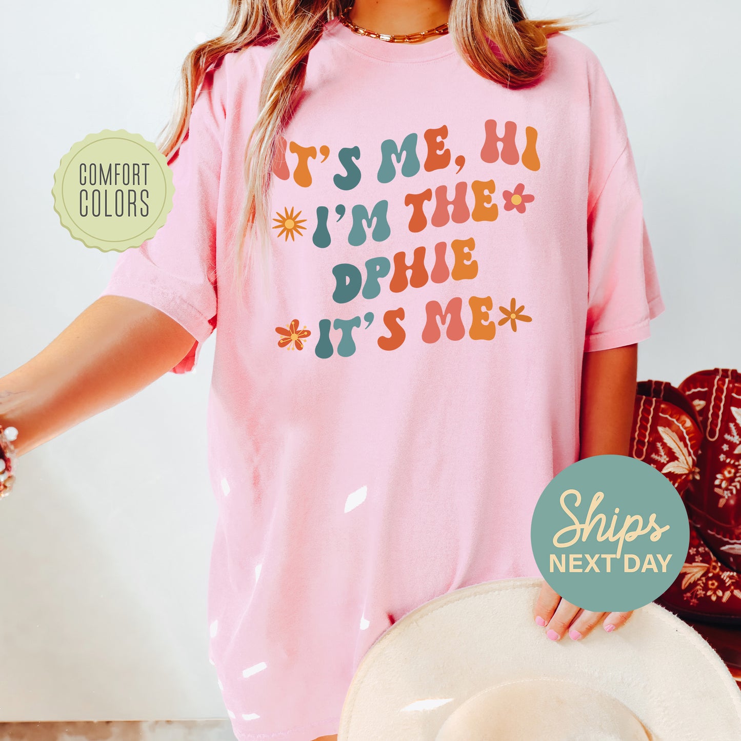 Delta Phi Epsilon Style Comfort Colors Sorority T-shirt _ 36003g