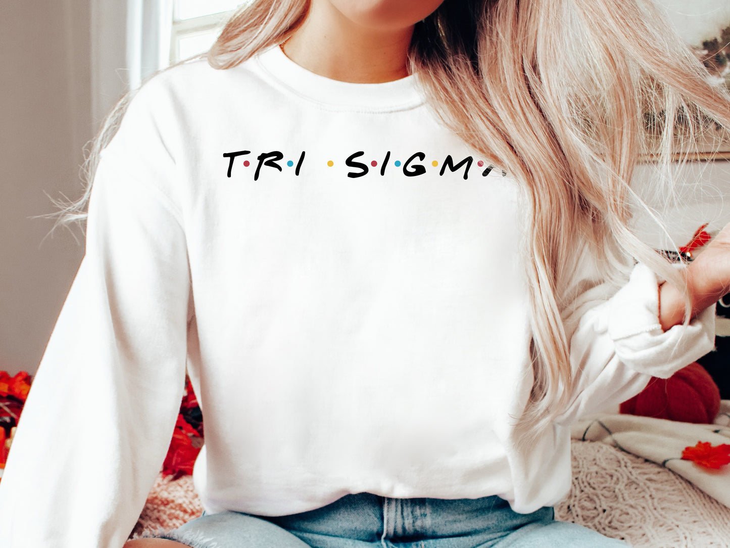 Sigma Sigma Sigma Friends Frenzy Sorority Sweatshirt _ 30669g