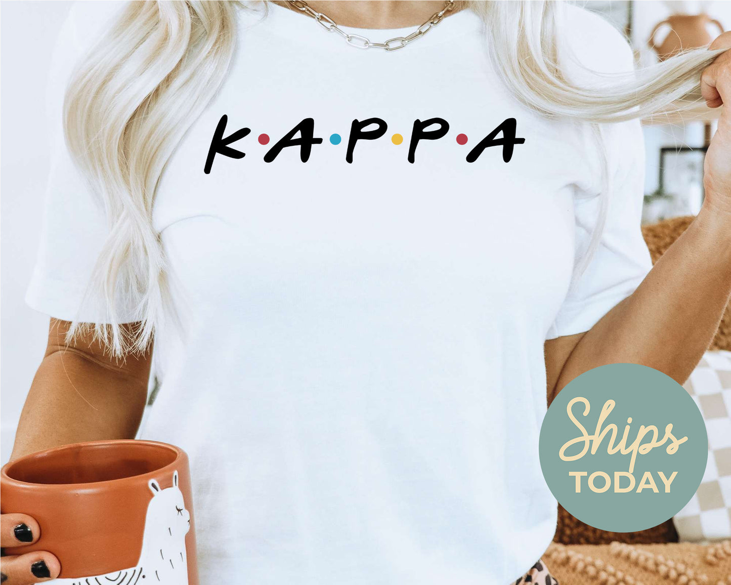 Kappa Kappa Gamma Friends Frenzy Sorority T-shirt _ 30663g