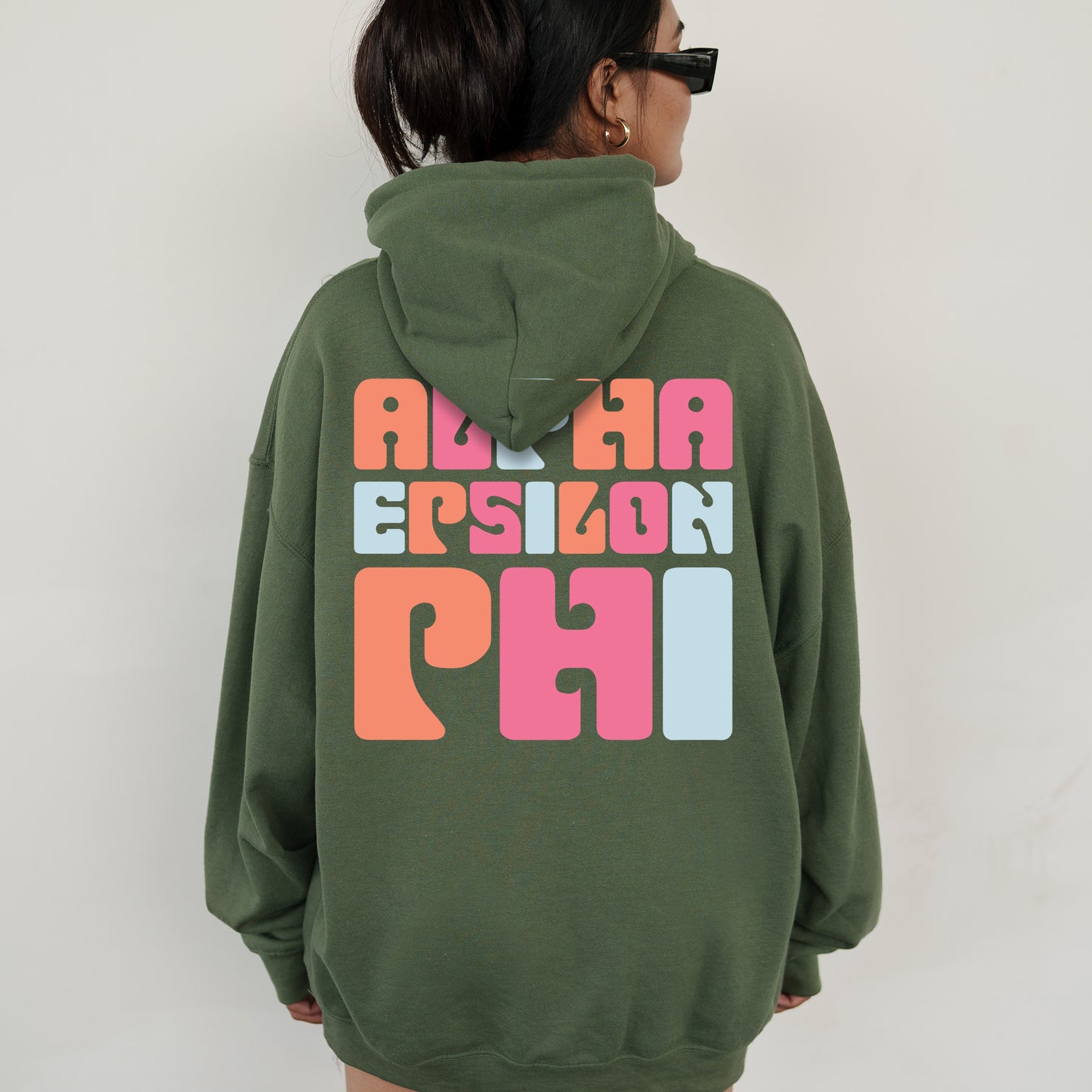 Alpha Epsilon Phi Vibrant Verve Sorority Hoodie _ 32603g