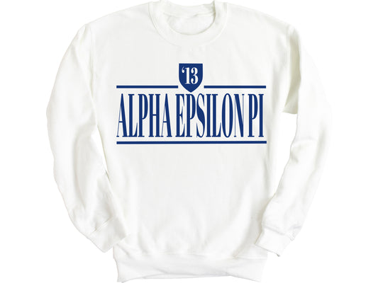 Alpha Epsilon Pi Shield Fraternity Sweatshirt _ 1183g