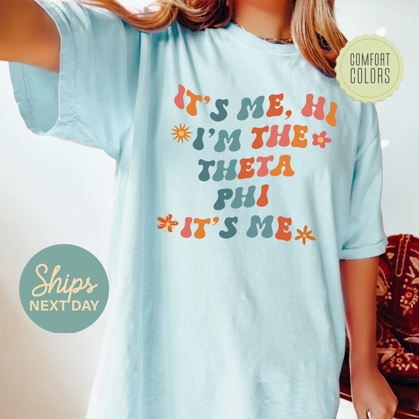 Theta Phi Alpha Style Comfort Colors Sorority T-shirt _ 36015g