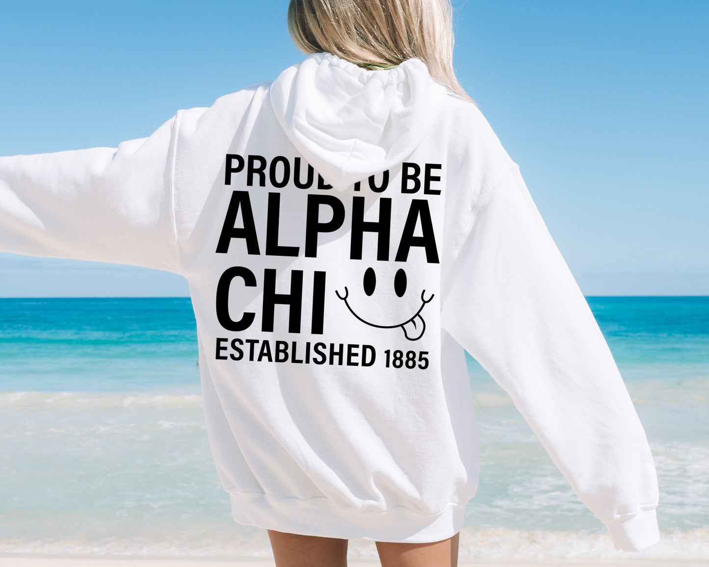 Alpha Chi Omega Proud to Be Sorority Hoodie _ 33128g
