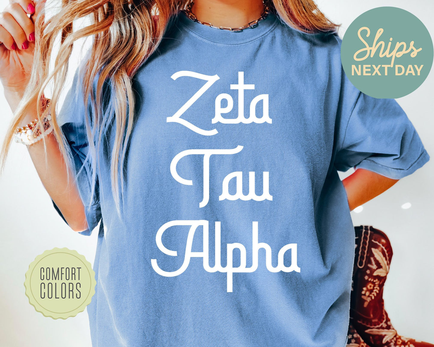 Zeta Tau Alpha All About That Pop Comfort Colors Sorority T-shirt _ 2706g
