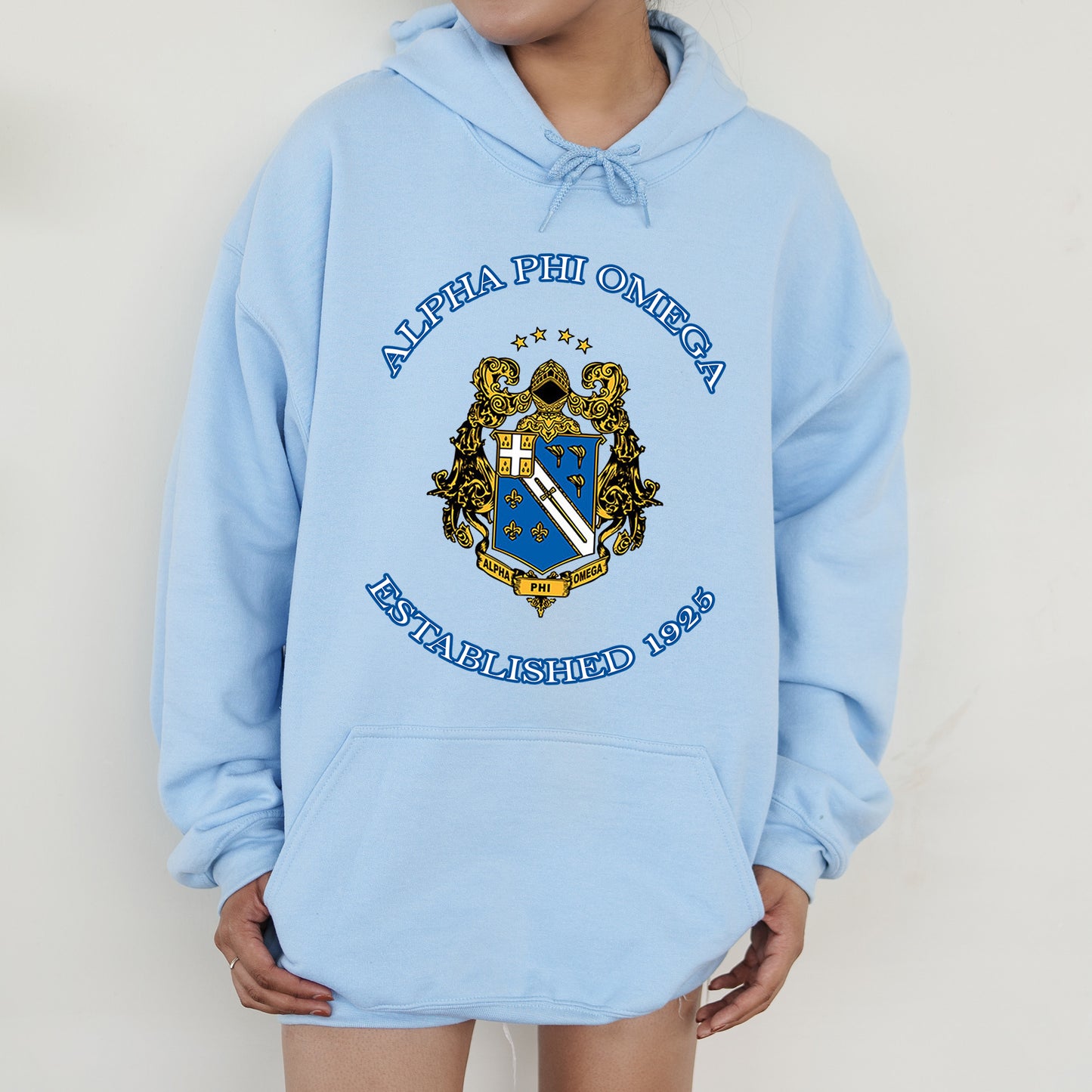 Alpha Phi Omega Iconic Insignia COED Hoodie _ 35665g