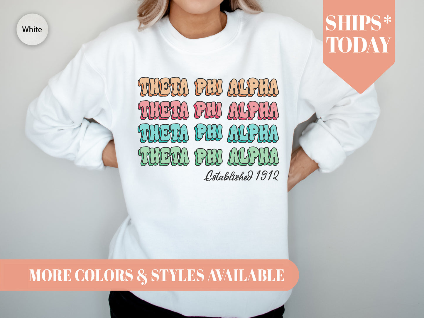 Theta Phi Alpha Lucy Sorority Sweatshirt _ 282g