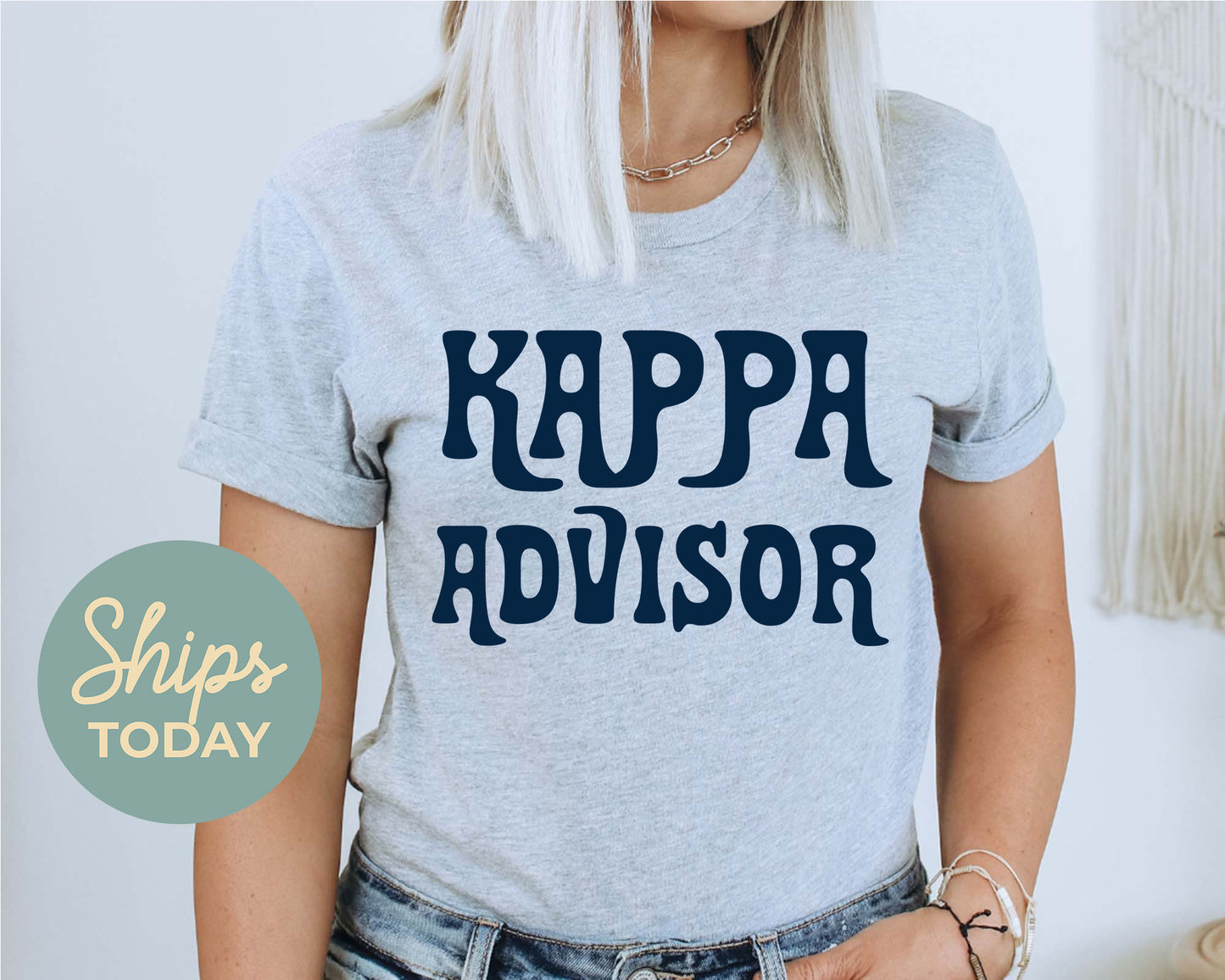 Kappa Kappa Gamma Best Advisor Sorority T-shirt _ 3114g