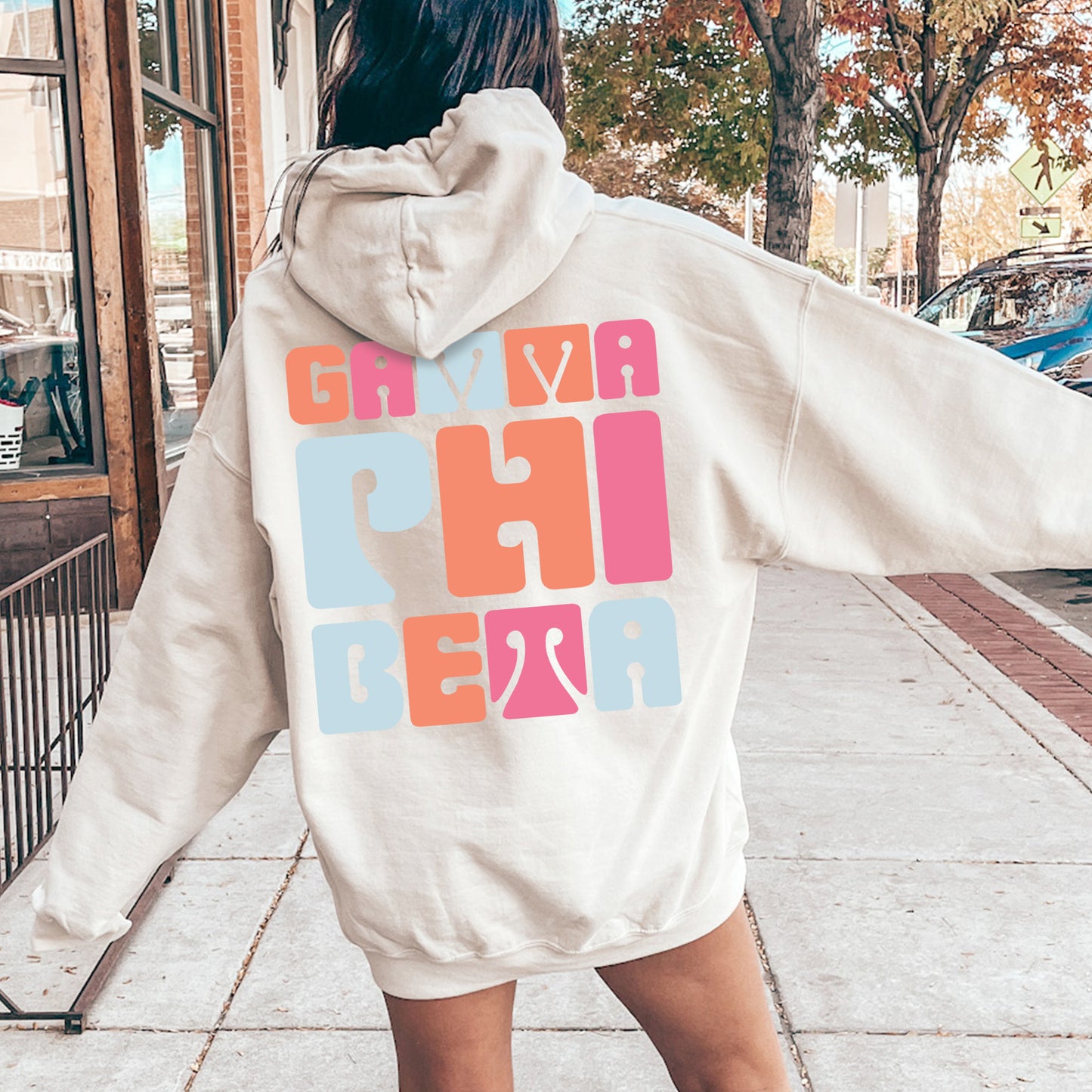 Gamma Phi Beta Vibrant Verve Sorority Hoodie _ 32615g