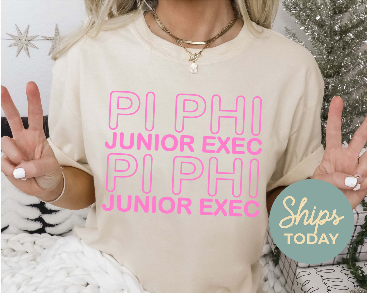 Pi Beta Phi Junior Exec Sorority T-shirt _ 30946g