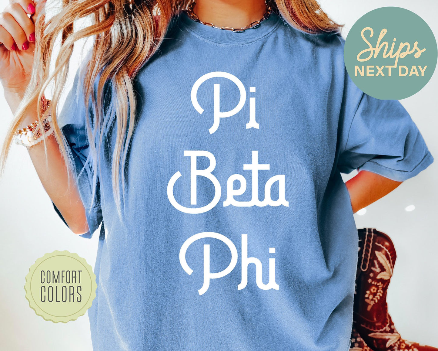 Pi Beta Phi All About That Pop Comfort Colors Sorority T-shirt _ 2701g