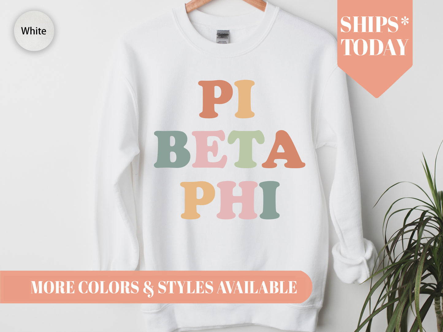 Phi Sigma Sigma Bright and Proud Sorority Sweatshirt _ 433g