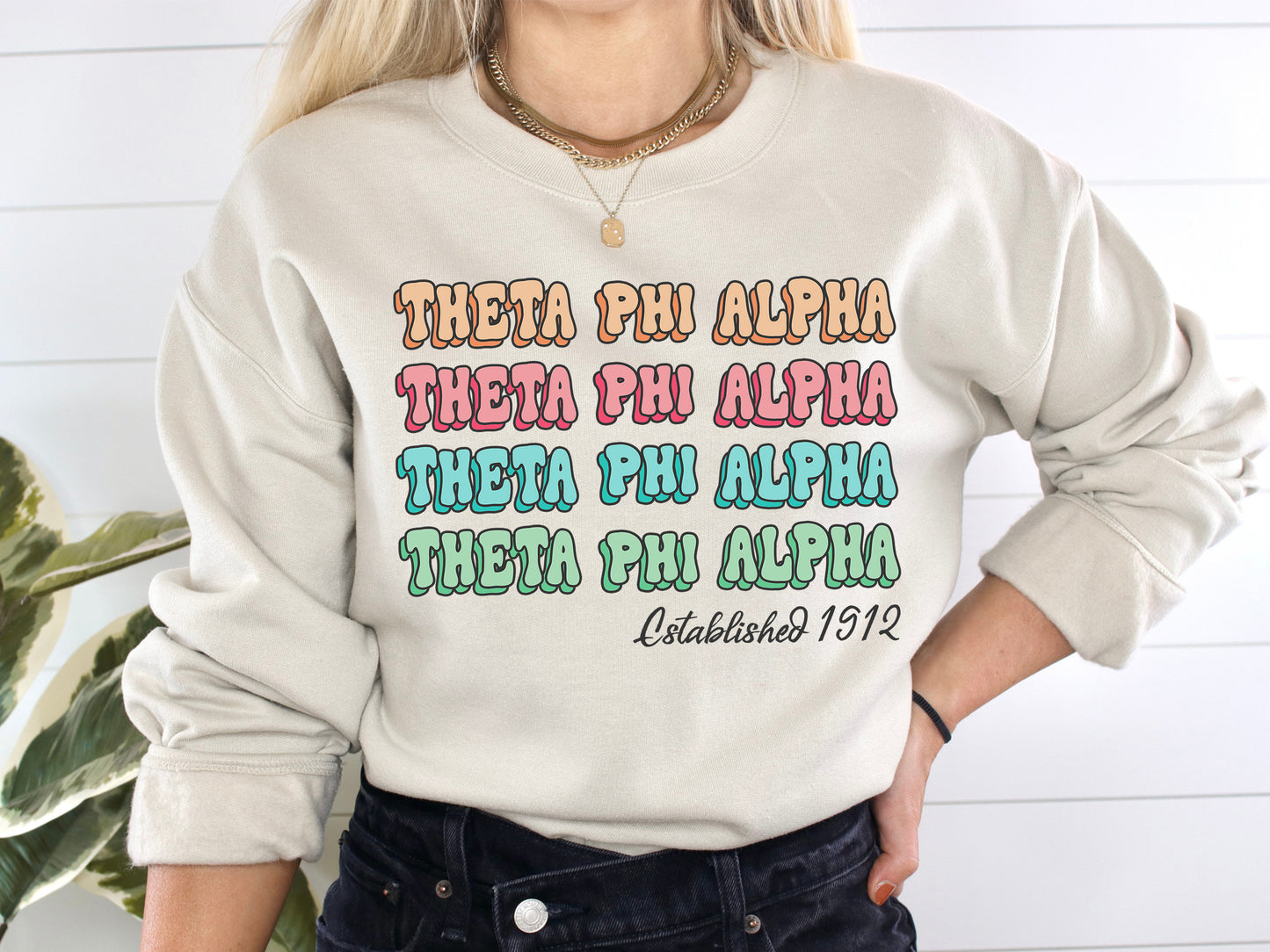 Theta Phi Alpha Lucy Sorority Sweatshirt _ 282g