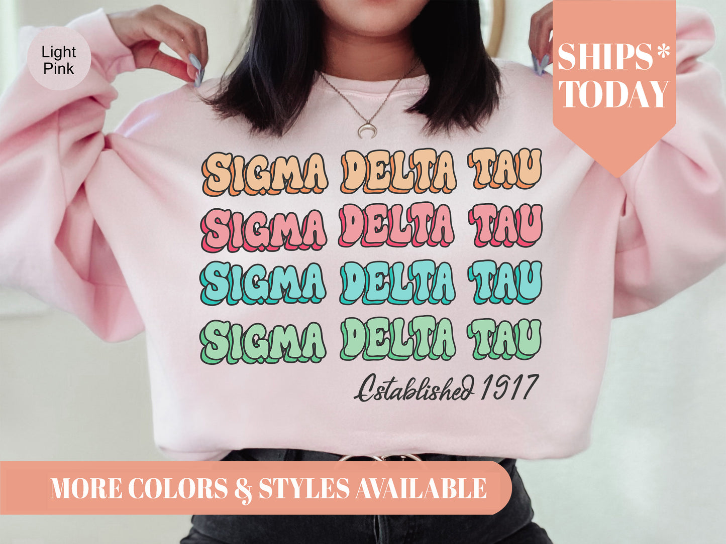 Sigma Delta Tau Lucy Sorority Sweatshirt _ 279g