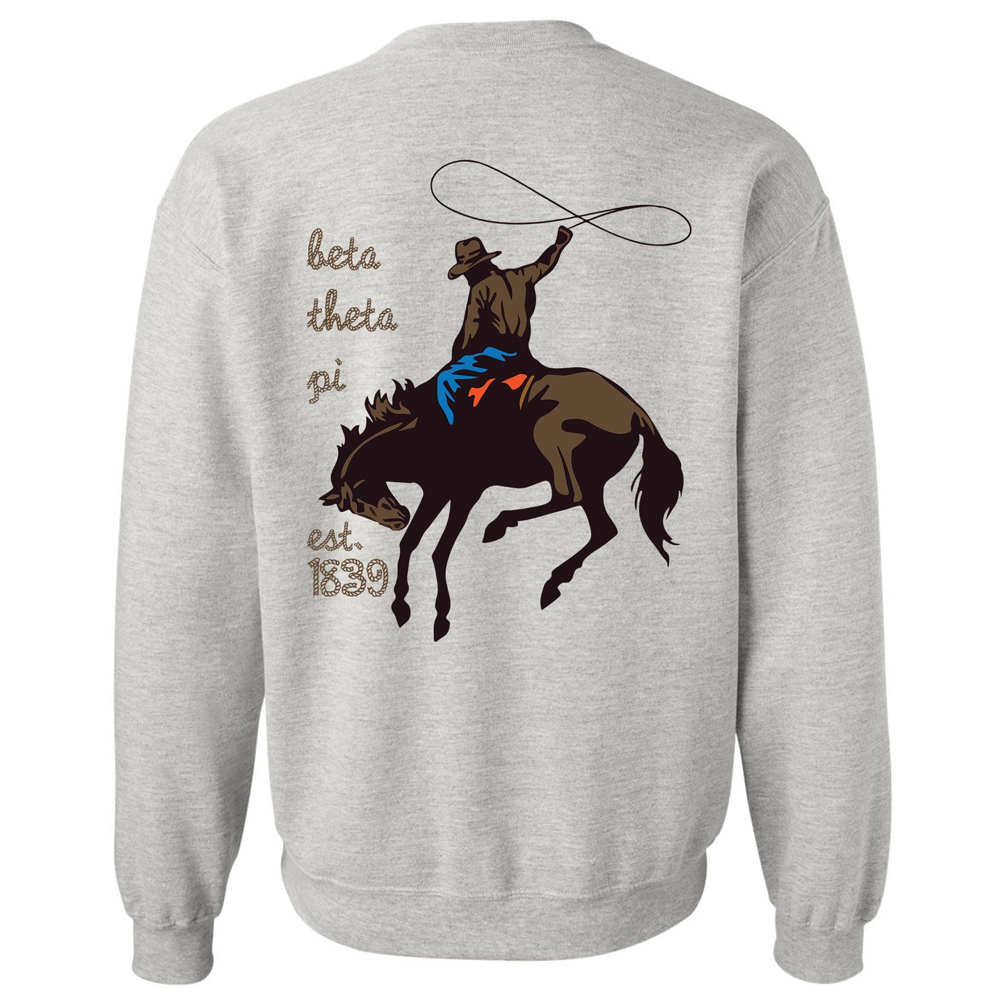 Beta Theta Pi Cowboy Fraternity Sweatshirt _ 31184g