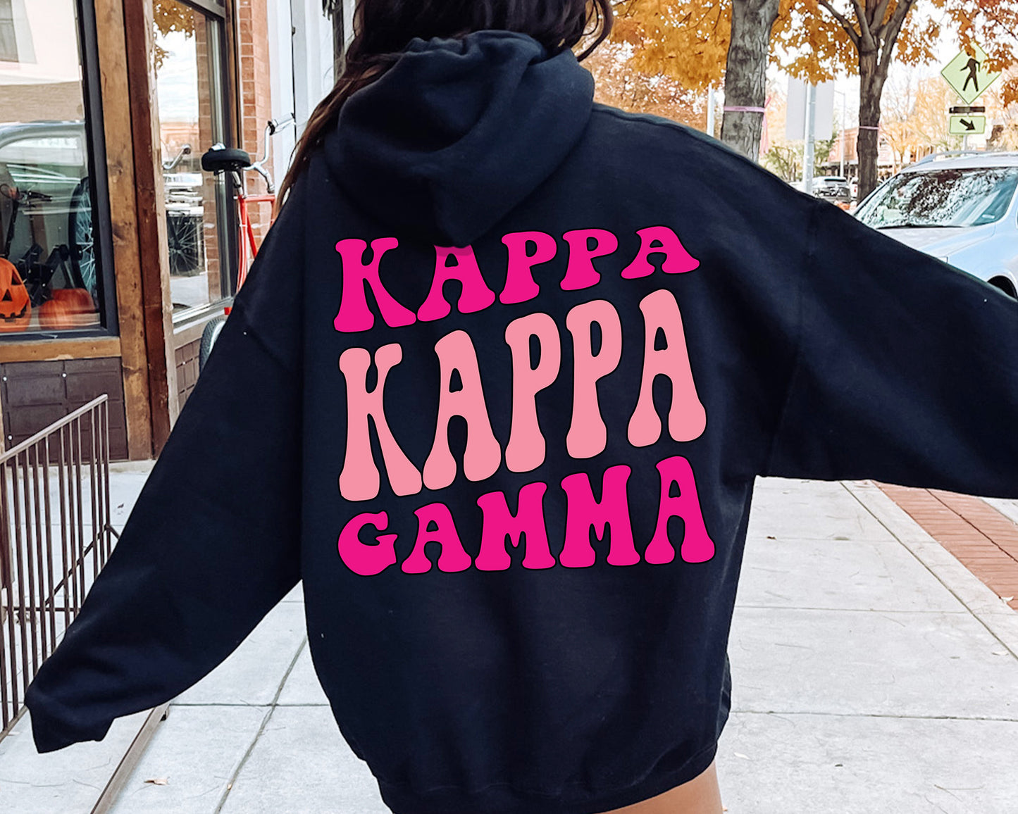 Kappa Kappa Gamma Shades of Pink Sorority Hoodie _ 32989g