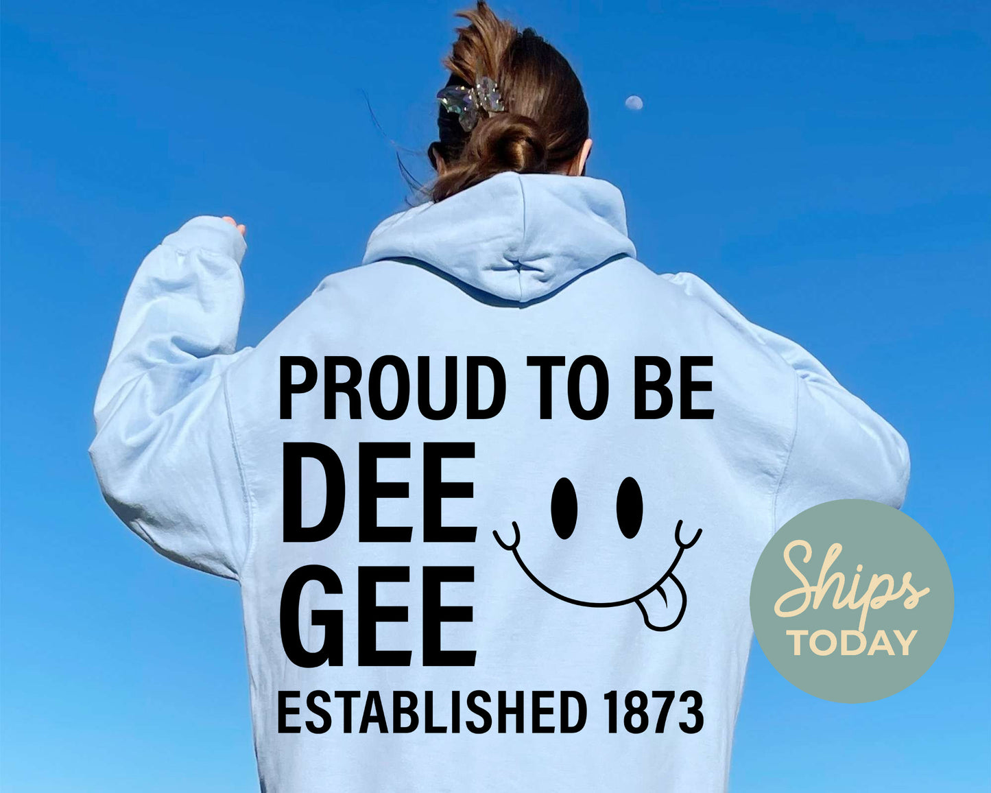 Delta Gamma Proud to Be Sorority Hoodie _ 33139g