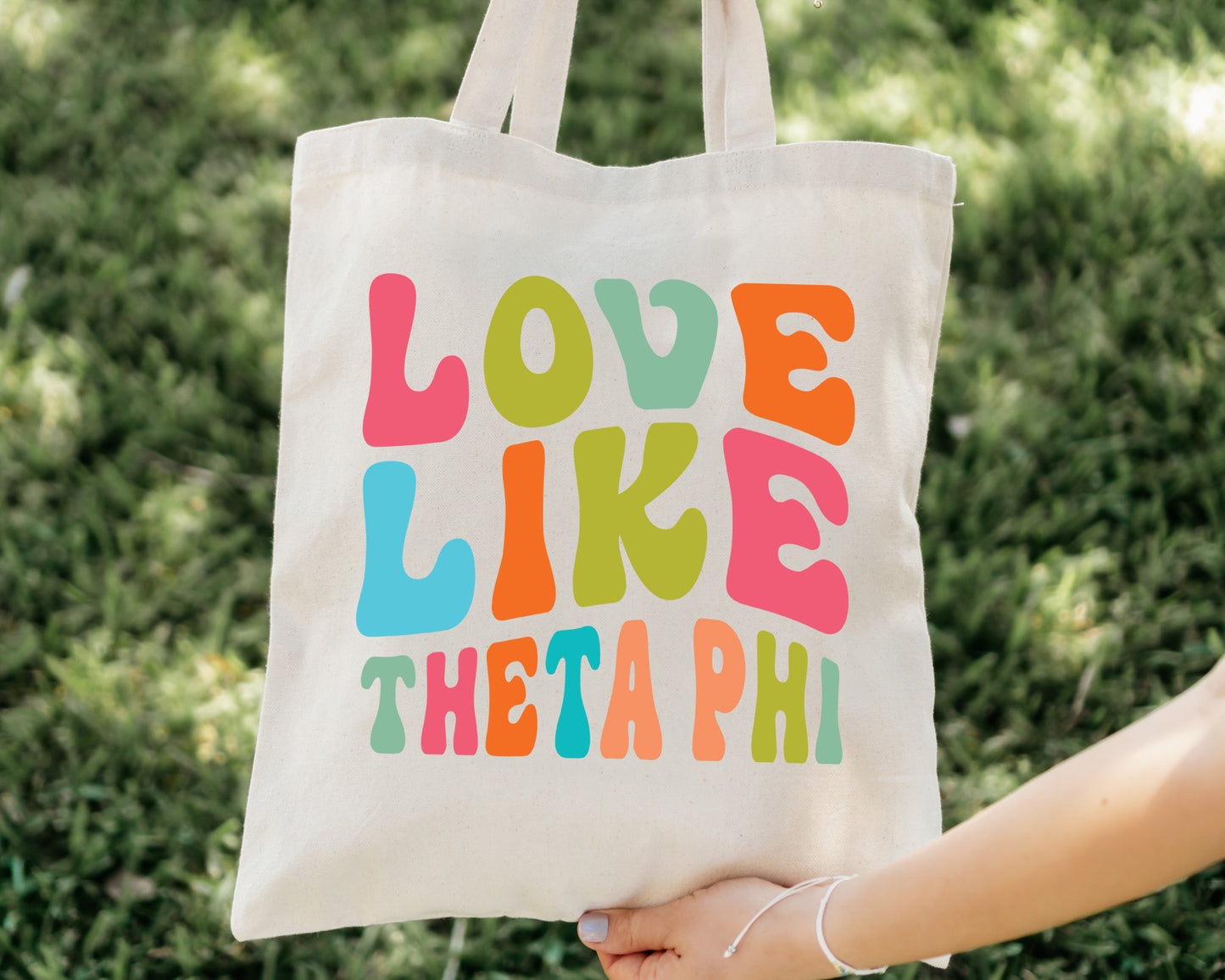 Theta Phi Alpha Love Like Sorority Tote Bag _ 34358g