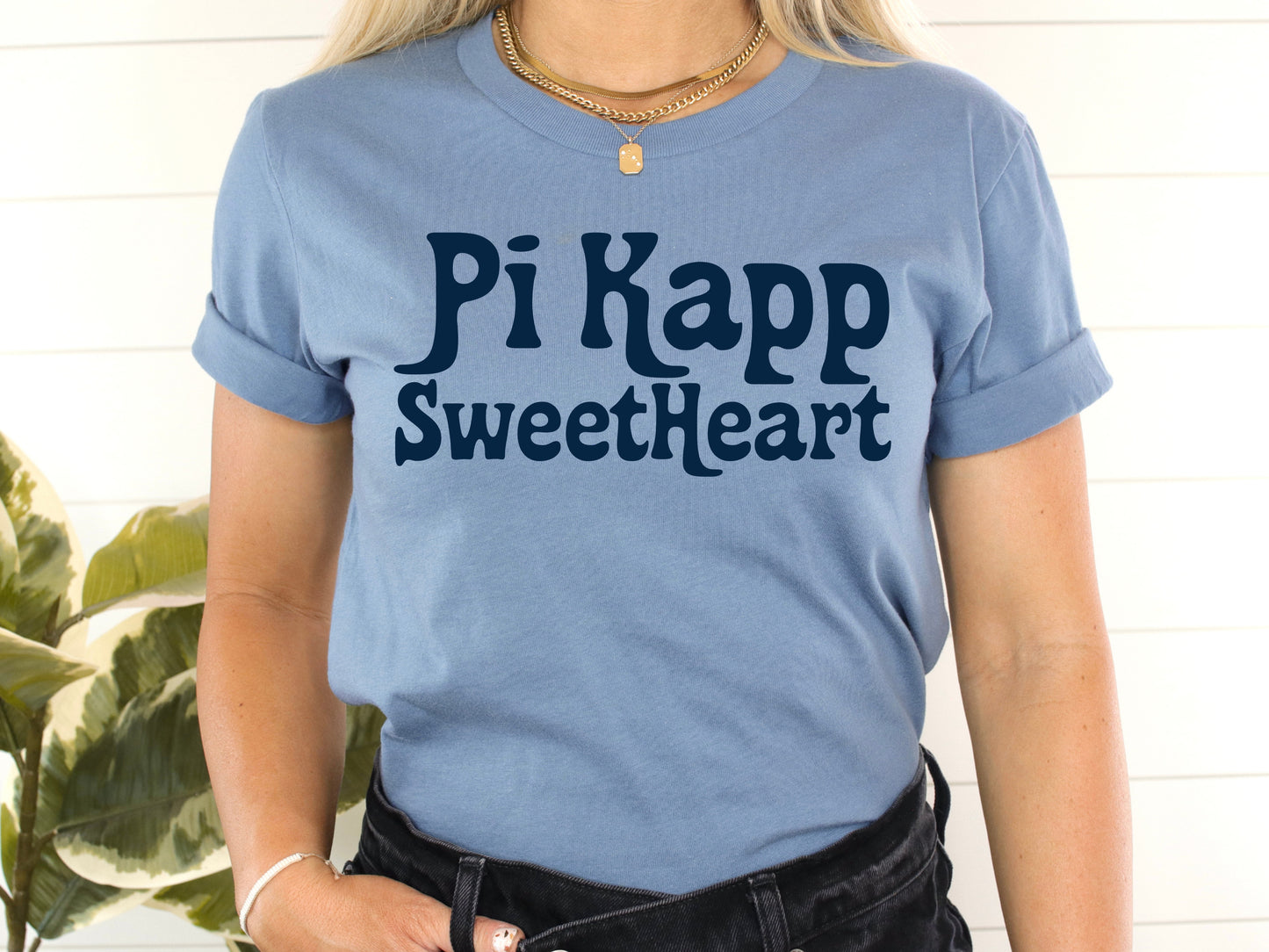 Pi Kappa Phi Trendy Sweetheart Fraternity T-shirt _ 2008g