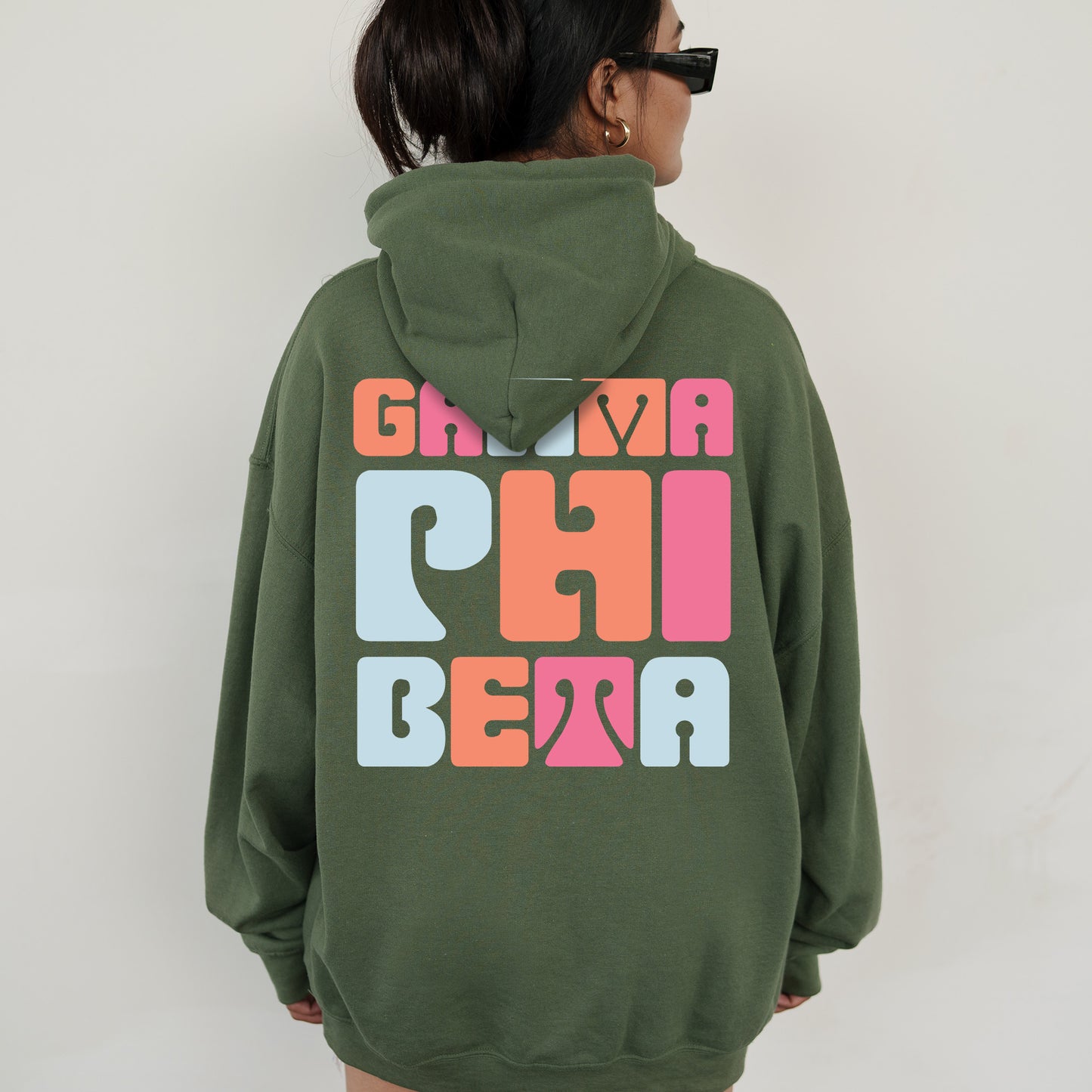 Gamma Phi Beta Vibrant Verve Sorority Hoodie _ 32615g