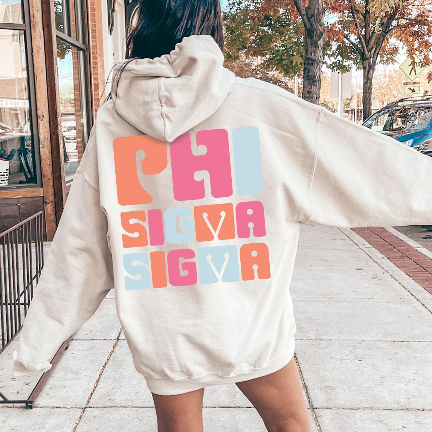 Phi Sigma Sigma Vibrant Verve Sorority Hoodie _ 32620g