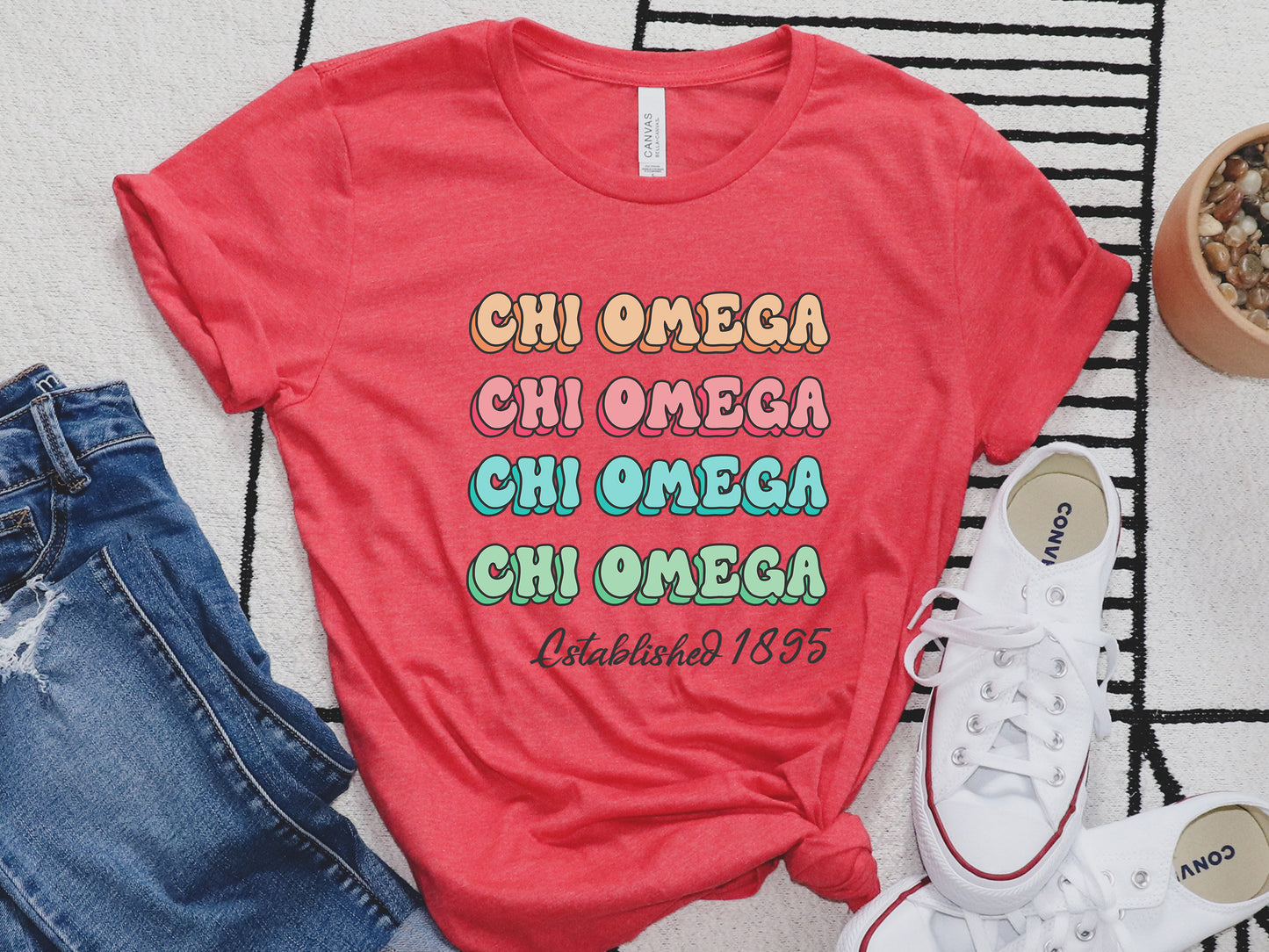 Chi Omega Lucy Sorority T-shirt _ 267g