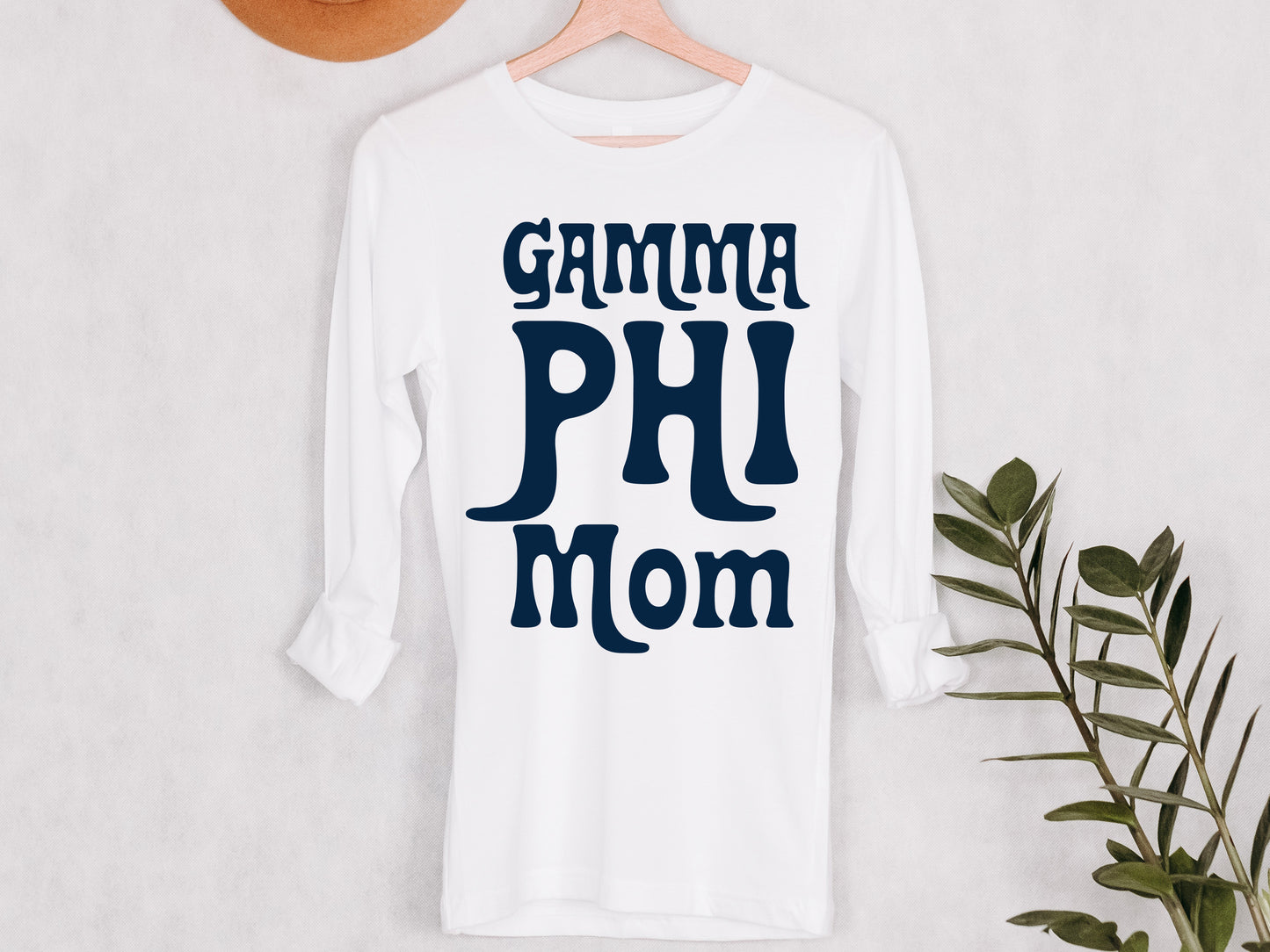 Gamma Phi Beta Got it from my Mom Sorority Long Sleeve T-shirt _ 3085g