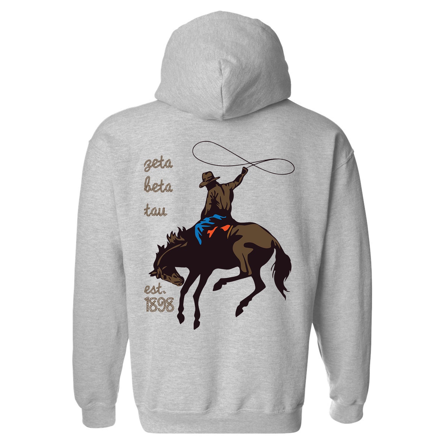 Zeta Beta Tau Cowboy Fraternity Hoodie _ 31209g