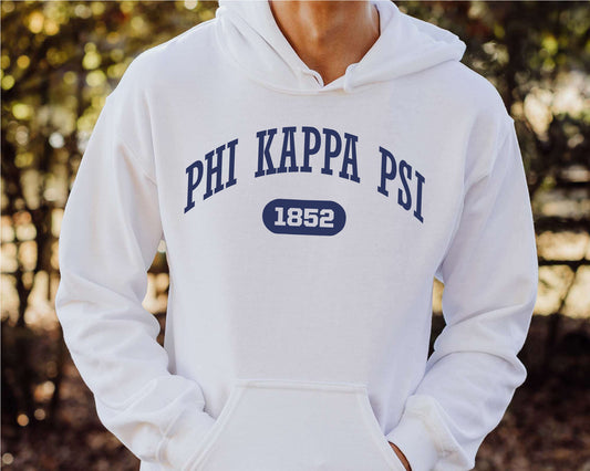 Phi Kappa Psi Fraternal Arch Fraternity Hoodie _ 923g