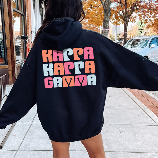 Kappa Kappa Gamma Vibrant Verve Sorority Hoodie _ 32618g