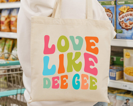 Delta Gamma Love Like Sorority Tote Bag _ 34345g