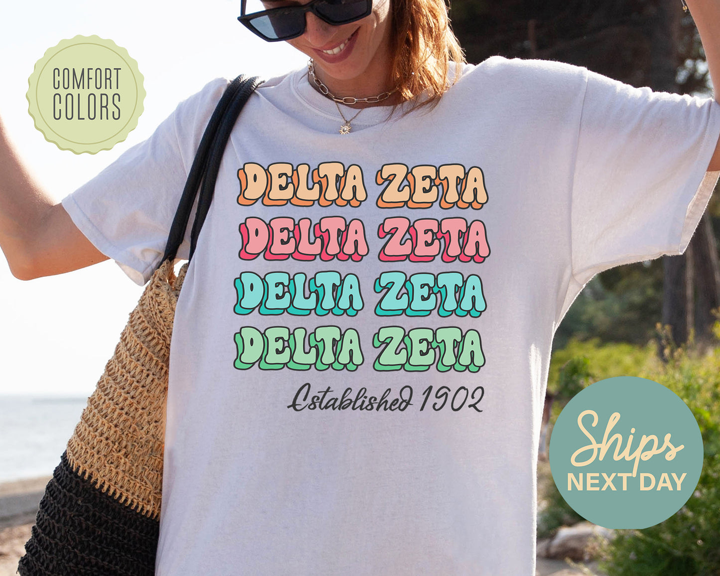 Delta Zeta Lucy Comfort Colors Sorority T-shirt _ 271g