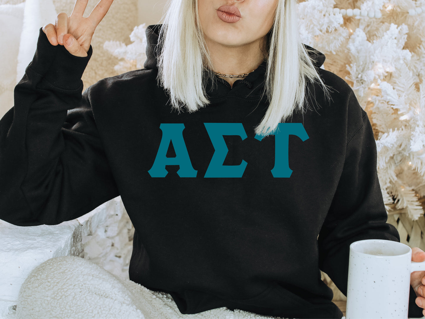 Alpha Sigma Tau Back to the Basics Sorority Hoodie _ 629g