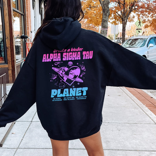 Alpha Sigma Tau Ombre Worlds Sorority Hoodie _ 35548g